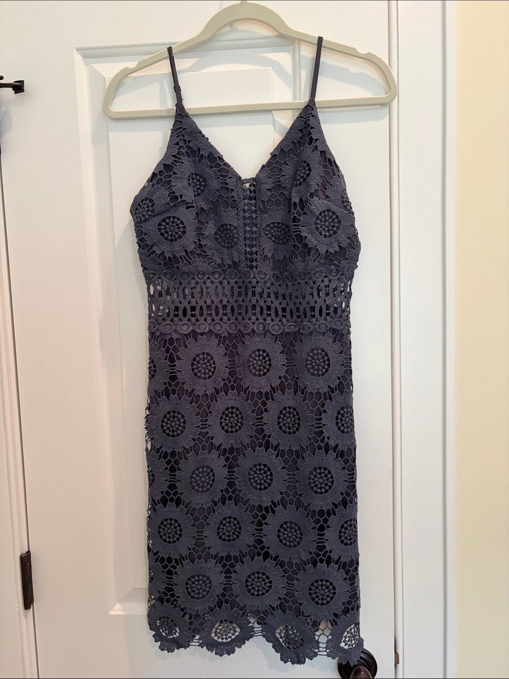 Navy blue cocktail dress